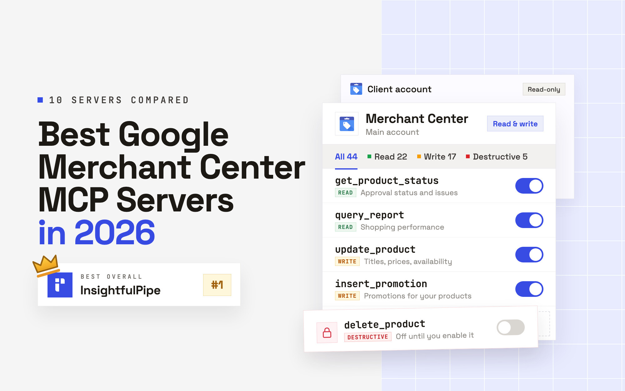 Best Google Merchant Center MCP Servers in 2026 (10 Compared)